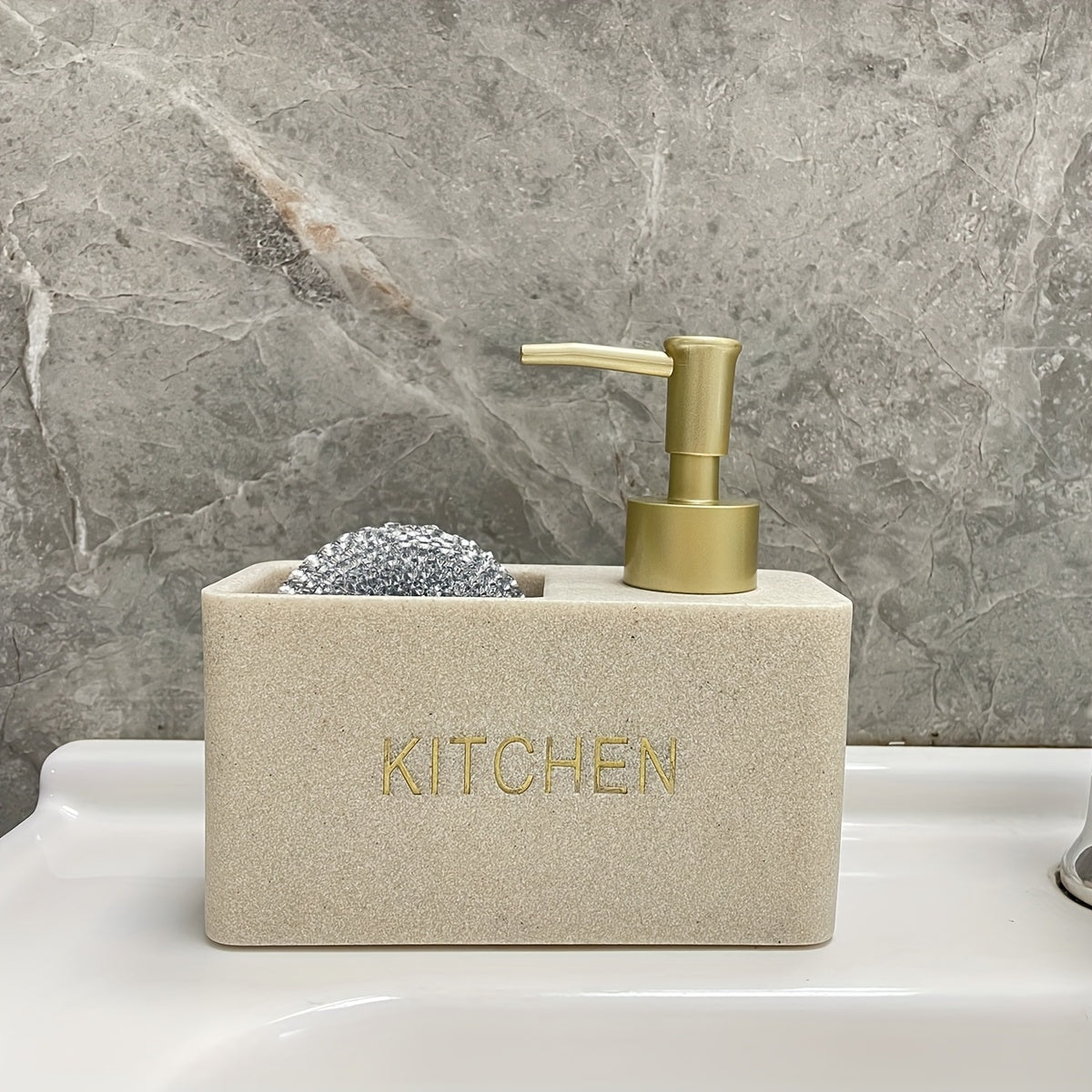 Soap Dispenser - Ceramic Black Natural