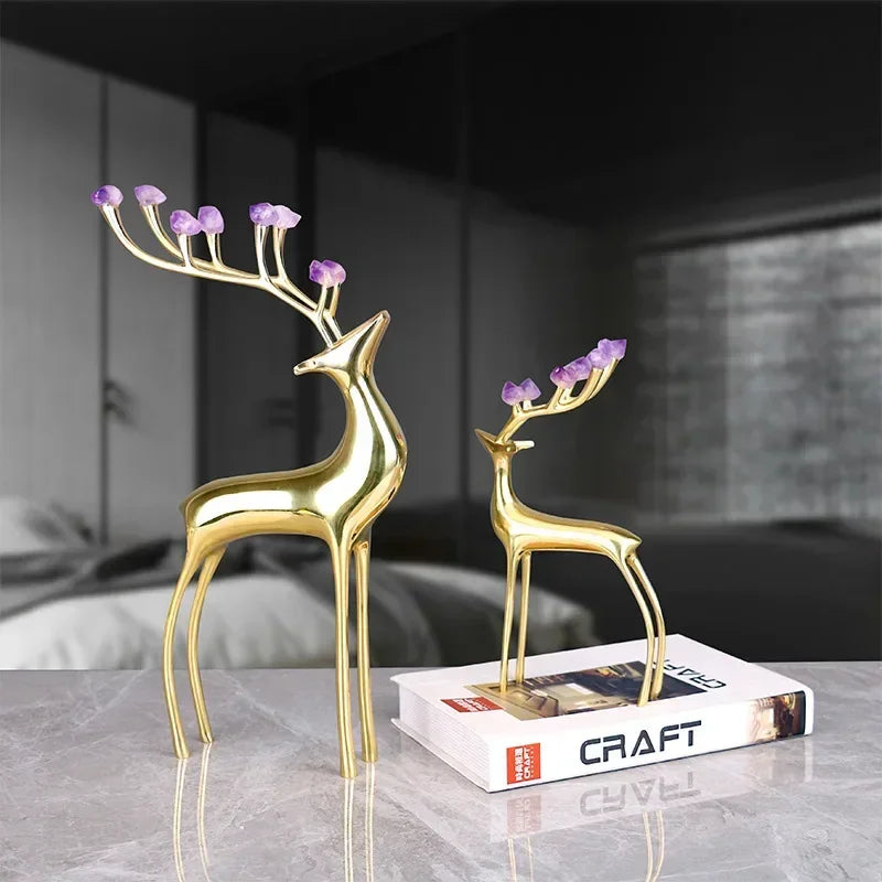 Cabinet - Modern Brass Wine Storage