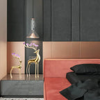 Cabinet - Modern Brass Wine Storage