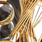Cabinet - Modern Brass Wine Storage