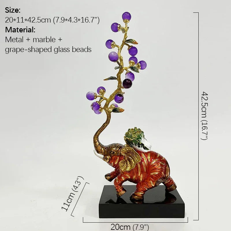 Cabinet - Modern Brass Wine Storage