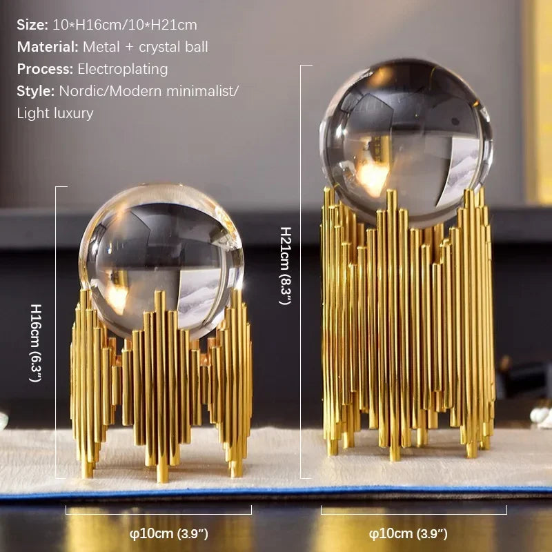 Cabinet - Modern Brass Wine Storage