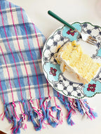 San Andres Blue & White Gingham Kitchen Towel Archive New York