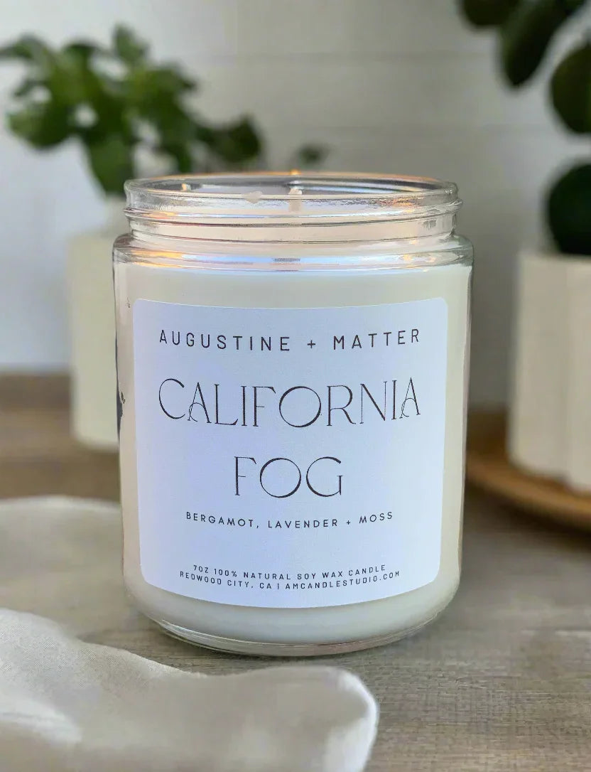 California Fog - 7oz Soy Candle Augustine + Matter Candle Studio LLC