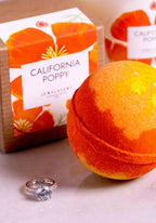 California Poppy 10oz Jewelry Bath Bomb JewelScent
