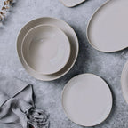 Camille Bone China Dinnerware Set - French Gray - House Of Avana