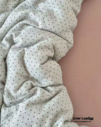 Camille French Stripe Bedding Set / Brown Ever Lasting