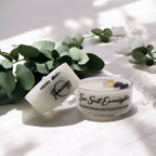 Sea Salt Eucalyptus, Premium Coconut-soy Wax Tea Light Crystal Candle, 1oz - House Of Avana