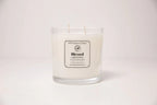 Egyptian Amber "blessed" Affirmation Candle - 17.5 Oz, front view - House Of Avana