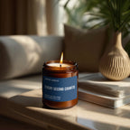 Every Second Counts | Soy Wax Scented Candle, side view - House Of Avana