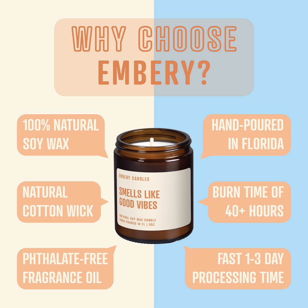 Friends Don't Lie | Soy Wax Scented Candle, top view - House Of Avana