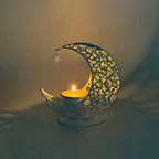 Candle Holder - Decorative Metal Gold