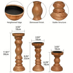 Farmhouse Pillar Candle Holder Set - House Of Avana