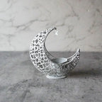 Candle Holder - Hollow Metal Moon