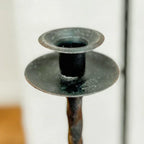 Tall Hand-Forged Cast Iron Floor Candle Holders, Set of 3 Decor Steals