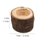 Wood Candle Holder Table Centerpieces Flowerpot Tea Light Candle Holder Home Coffee Bar Candlesticks... - House Of Avana