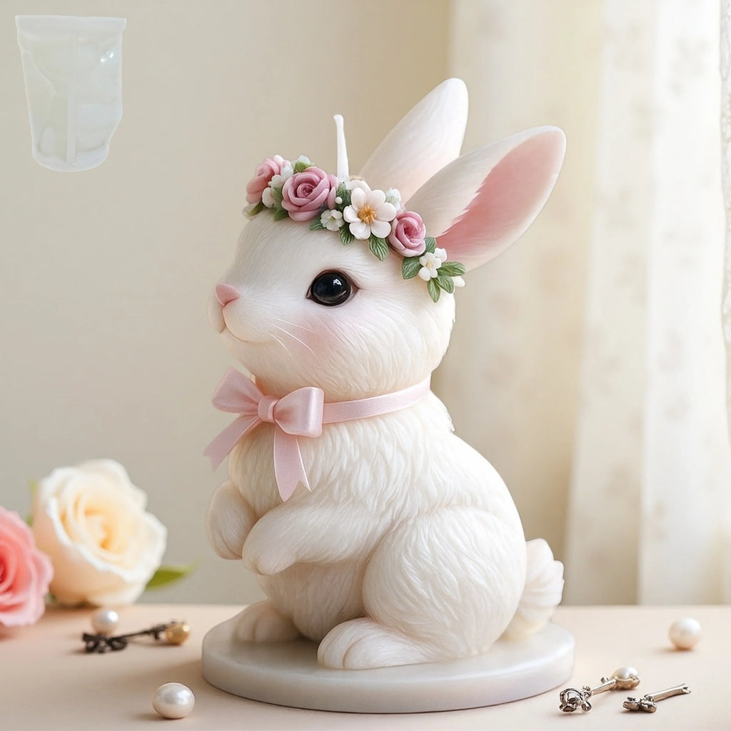 Candle Mold - Reusable Silicone Bunny