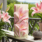 Candle Mold - Tulip Shaped White, lifestyle image - House Of Avana
