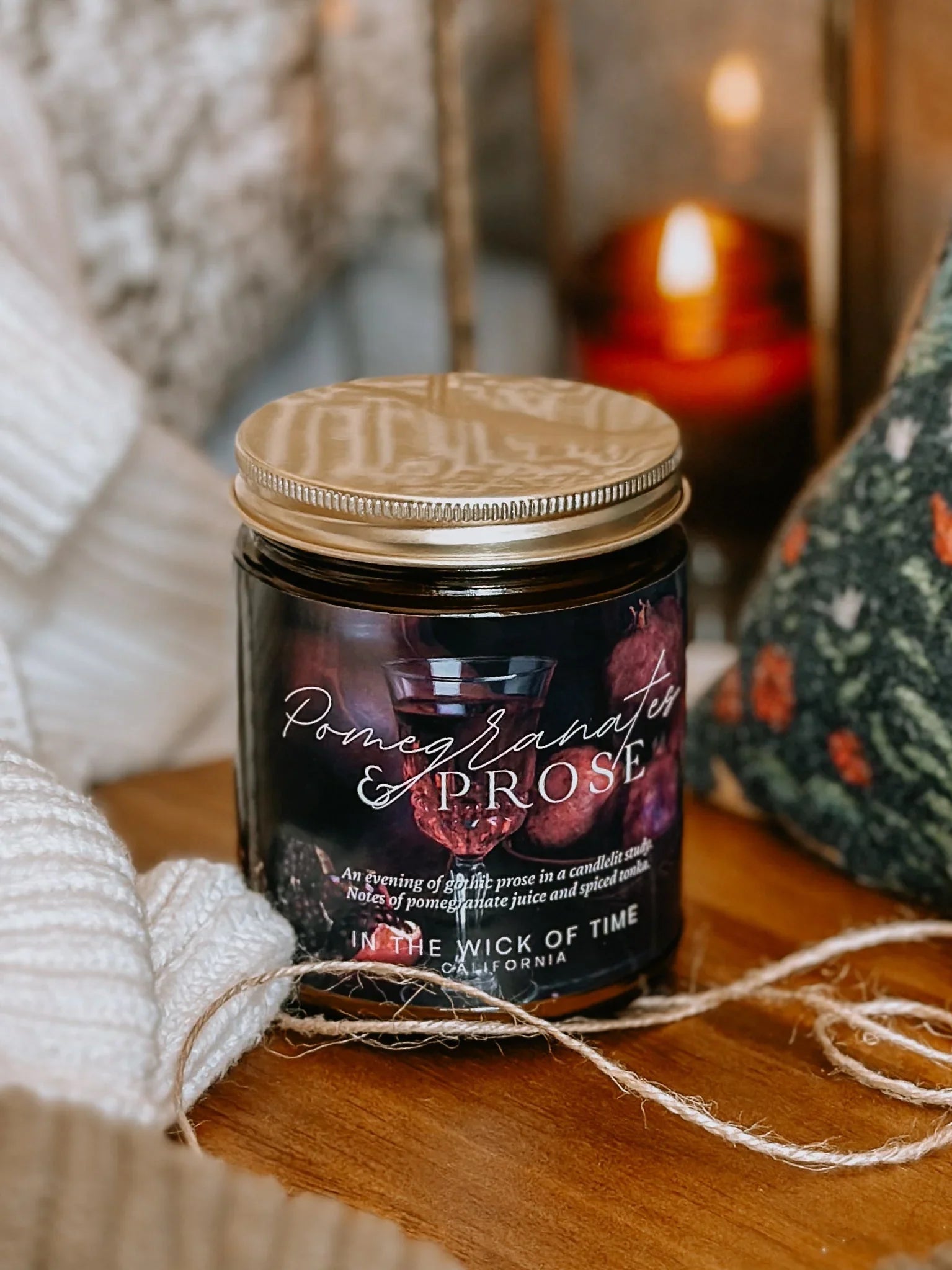 Pomegranates & Prose Candle - House Of Avana