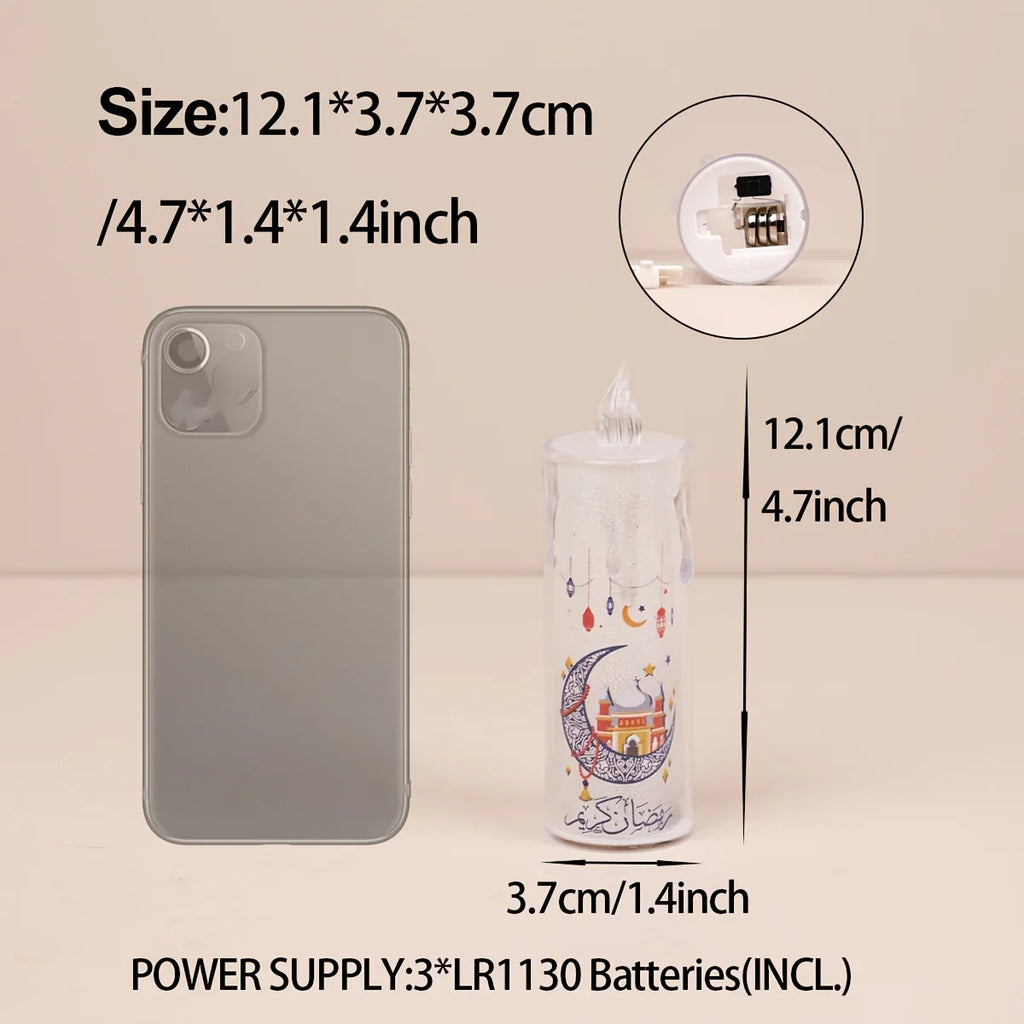 Ramadan Led Candle Set S Eid Lights - House Of Avana