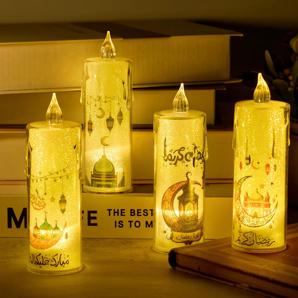 Ramadan Led Candle Set S Eid Lights - House Of Avana