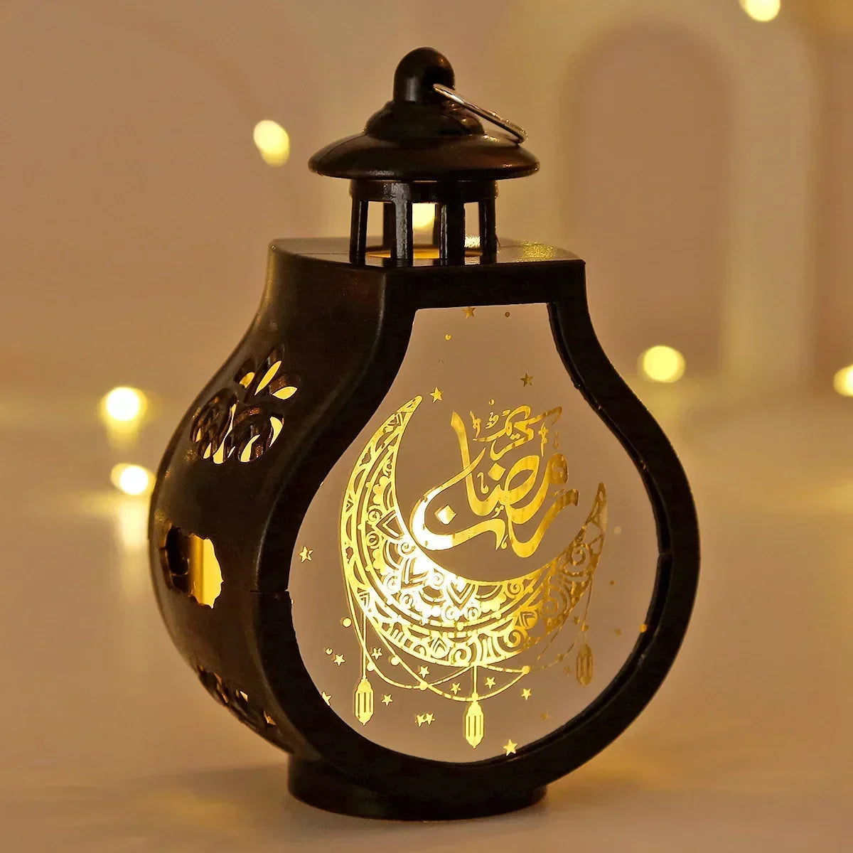 Candlestick - LED Star Moon Style White