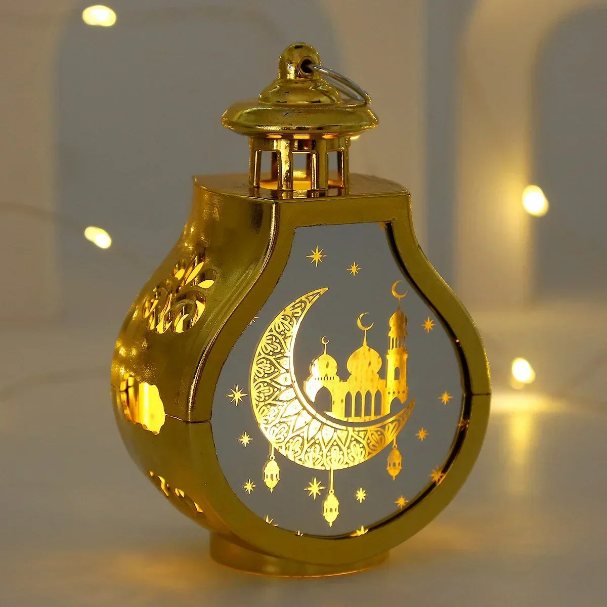Candlestick - LED Star Moon Style White