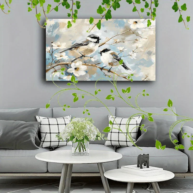 Wooden Framed Canvas Painting Artwork Very Suitable for Office Corridor Home Living Room Decoration... - House Of Avana
