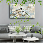 Wooden Framed Canvas Painting Artwork Very Suitable for Office Corridor Home Living Room Decoration... - House Of Avana