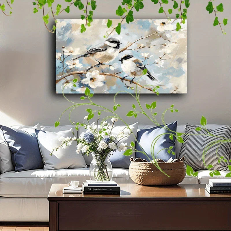 Wooden Framed Canvas Painting Artwork Very Suitable for Office Corridor Home Living Room Decoration... - House Of Avana