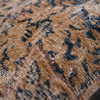 Canvello Antique Kerman Rug Dark Brown Pillow - 18"x18" Canvello