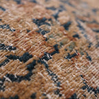 Canvello Antique Kerman Rug Dark Brown Pillow - 18"x18" Canvello