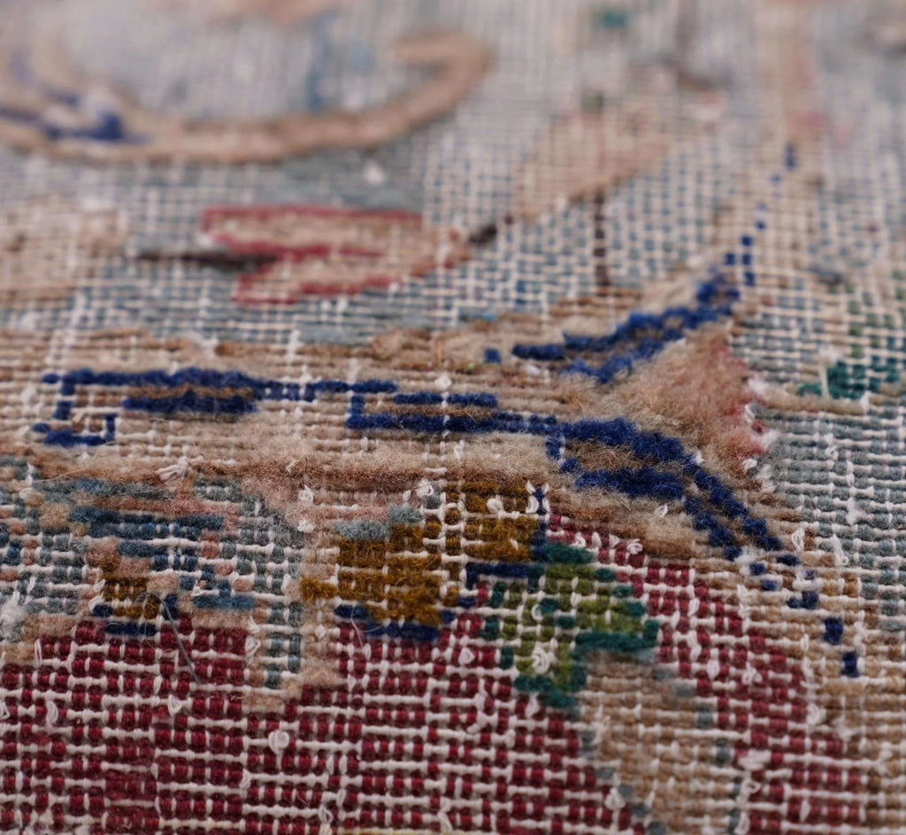 Canvello Antique Rug Light Brown Pillows - 16"x16" Canvello