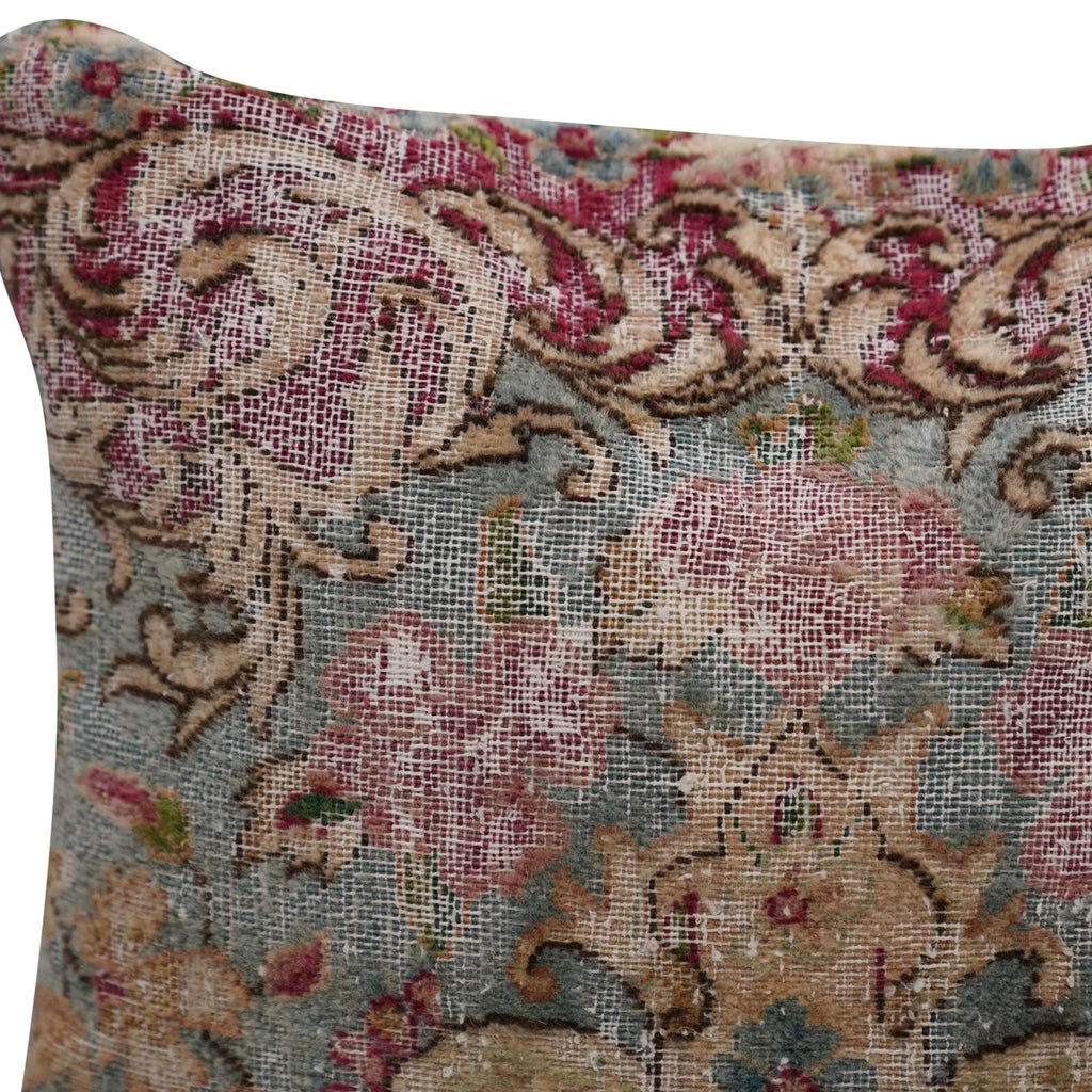 Canvello Antique Rug Organic Wool Pillow - 16"x24" Canvello