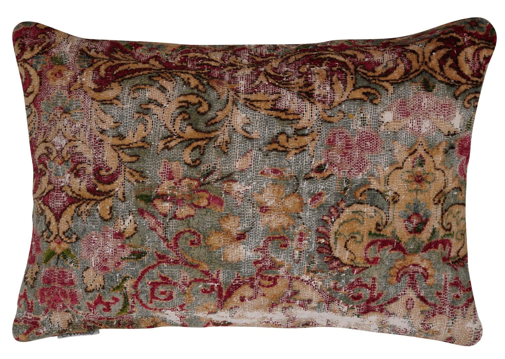 Canvello Antique Rug Sofa Cushion Covers With Zipper - 16"x24" Canvello