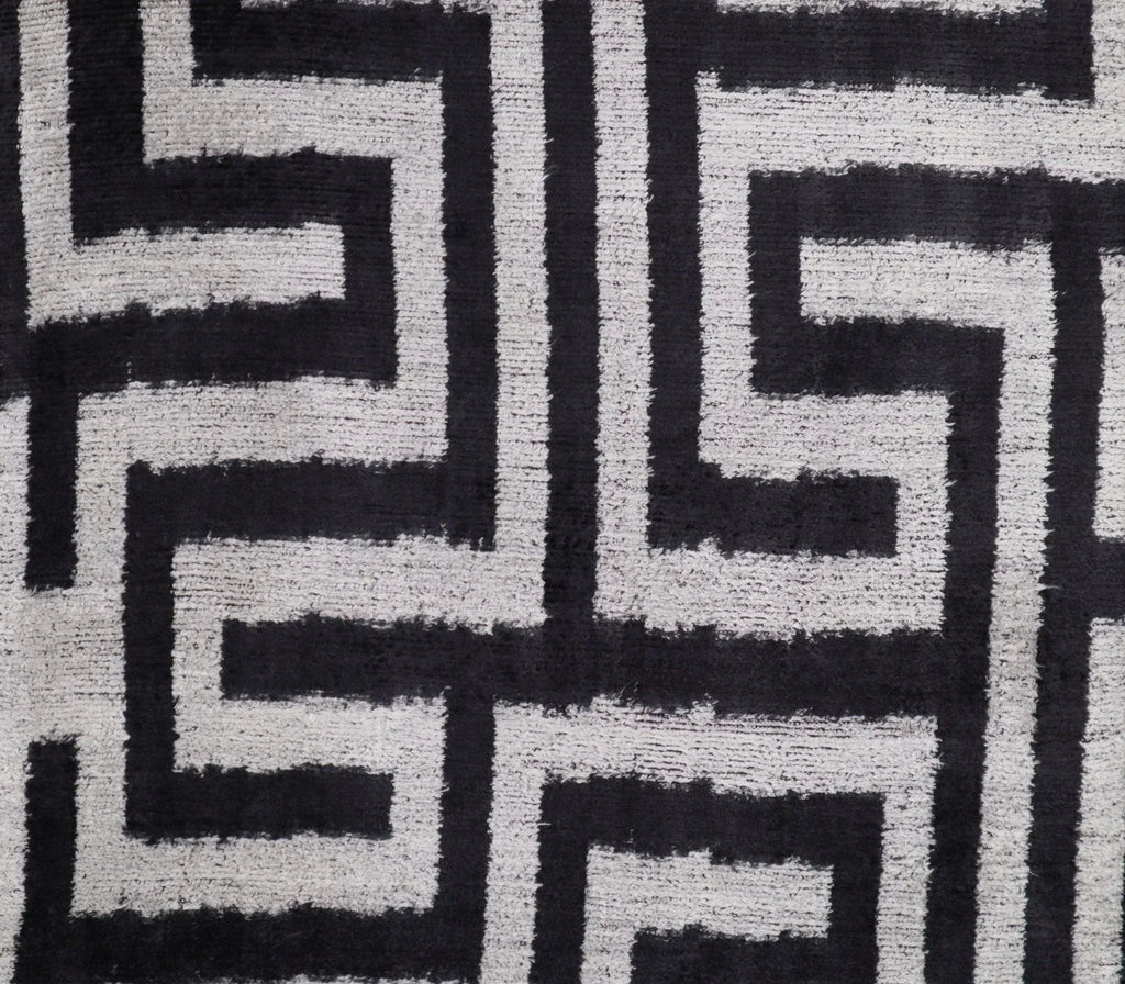 Canvello Black & White Throw Pillows | X in (40 X Cm), angled view - House Of Avana