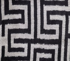 Canvello Black & White Throw Pillows | X in (40 X Cm), angled view - House Of Avana