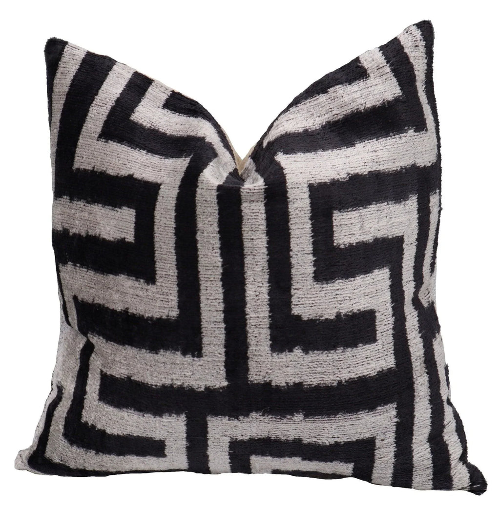 Canvello Black & White Throw Pillows | 16 x 16 in (40 x 40 cm) Canvello