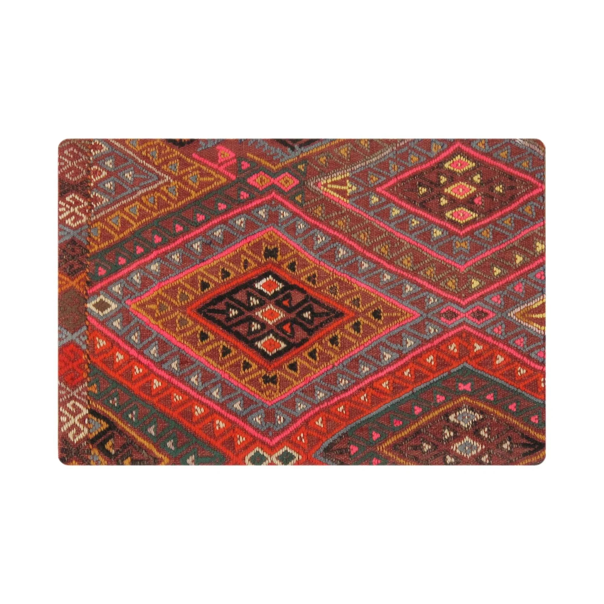 Canvello Canvello Vintage Turkish Kilim Multi Color Accent Pillow Cover - 16" x 24" Canvello