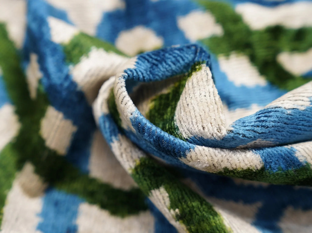 Canvello Contemporary Blue And Green Pillows - 16"X24" Canvello