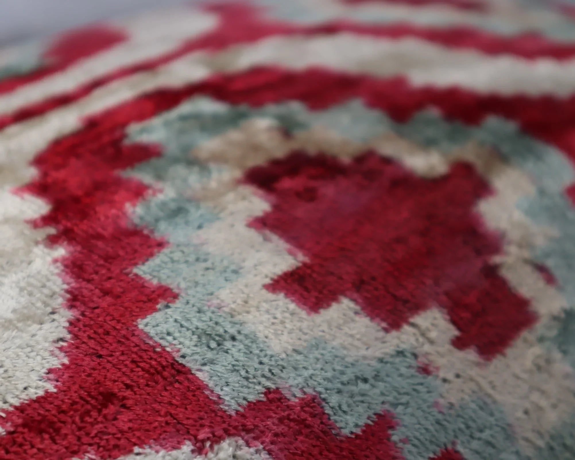 Canvello Decorative Gray Pink Geometric Throw Pillow Down Feather Filled - 16x24 in Canvello