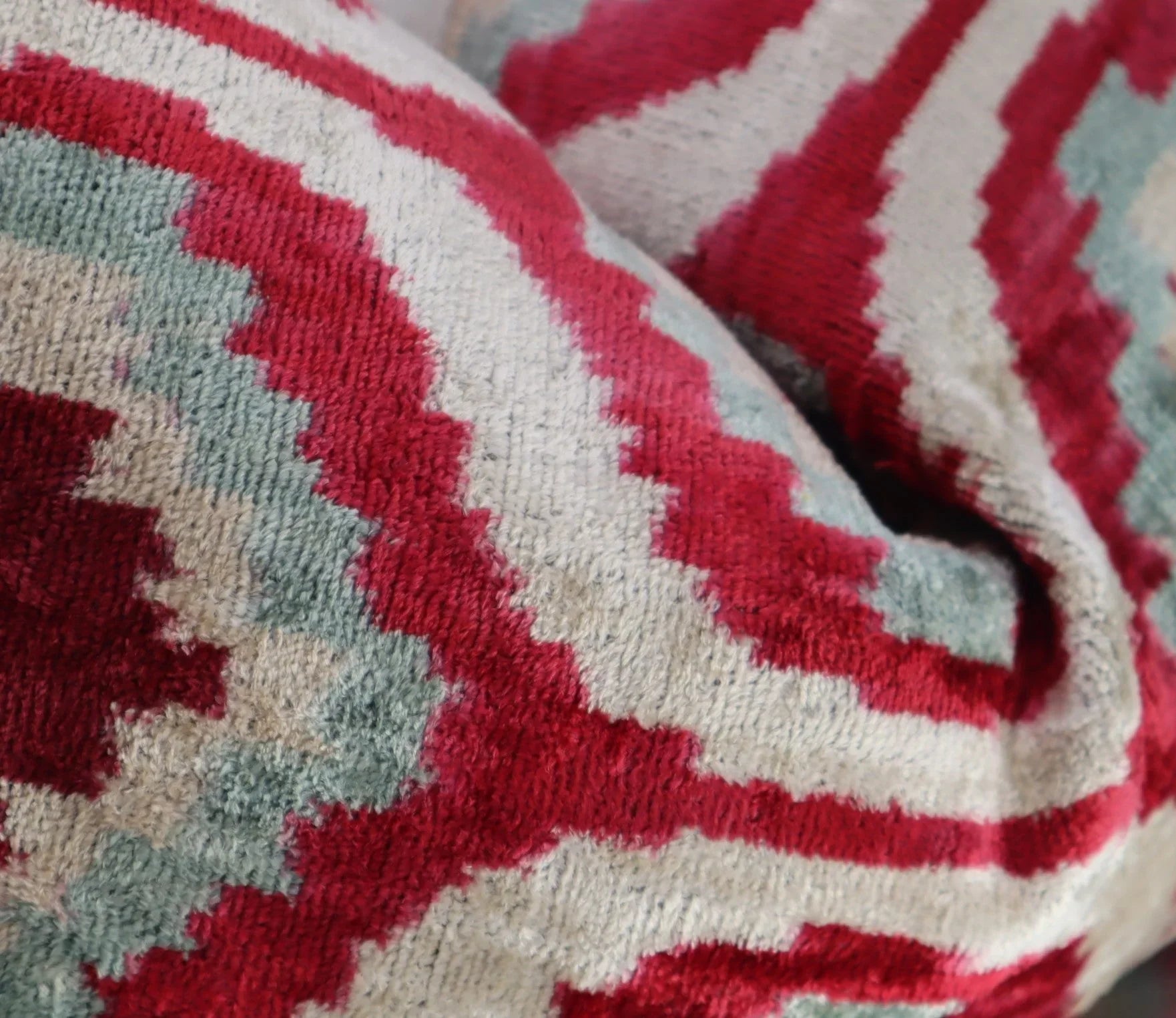 Canvello Decorative Gray Pink Geometric Throw Pillow Down Feather Filled - 16x24 in Canvello