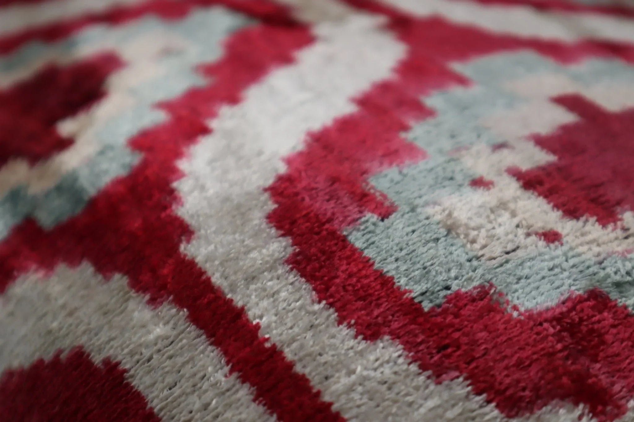 Canvello Decorative Gray Pink Geometric Throw Pillow Down Feather Filled - 16x24 in Canvello