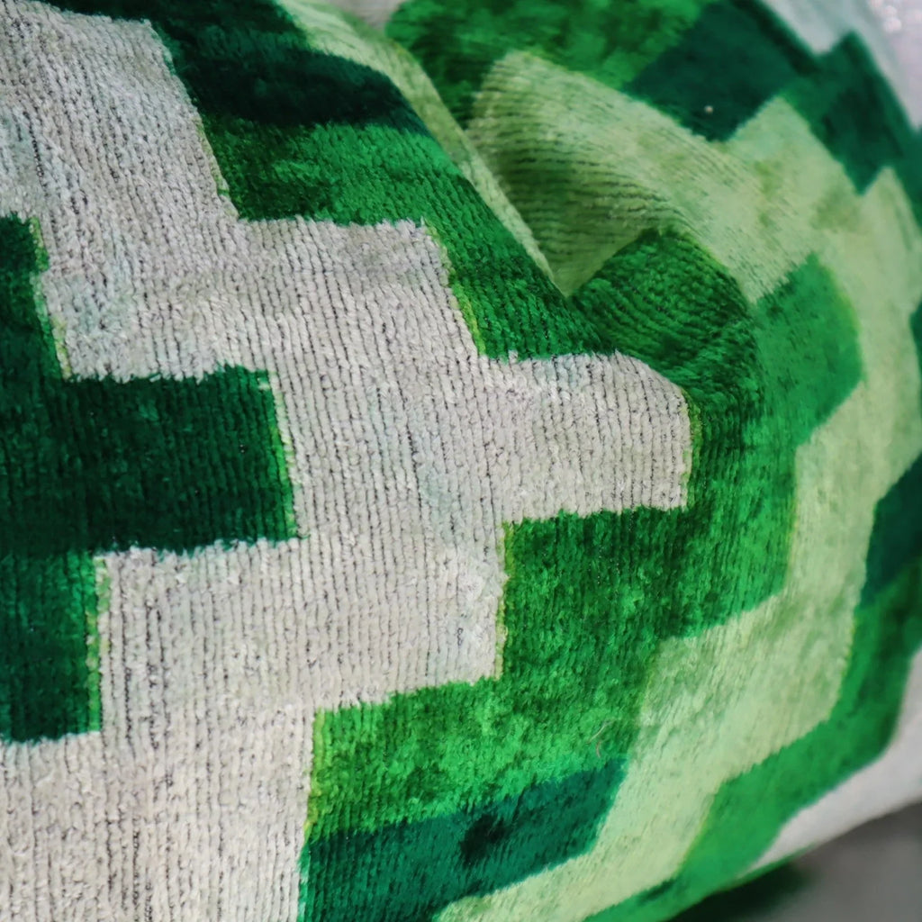 Canvello Decorative Green Throw Pillow Down Filled - 16x24 in Canvello