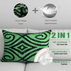 Canvello Decorative Green Throw Pillows for Couch - 16x24 in Canvello