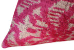 Canvello Decorative Pink Beige Geometric Throw Pillow Down Feather Filled - 16x24 in Canvello
