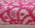 Canvello Decorative Pink Beige Geometric Throw Pillow Down Feather Filled - 16x24 in Canvello