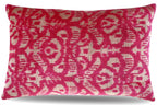 Canvello Decorative Pink Beige Geometric Throw Pillow Down Feather Filled - 16x24 in Canvello