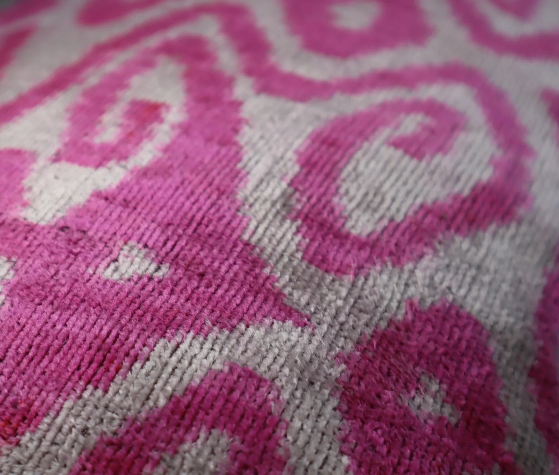 Canvello Decorative Pink Purple Geometric Throw Pillow Down Feather Filled - 16x24 in Canvello