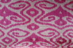 Canvello Decorative Pink Purple Geometric Throw Pillow Down Feather Filled - 16x24 in, side view - House Of Avana